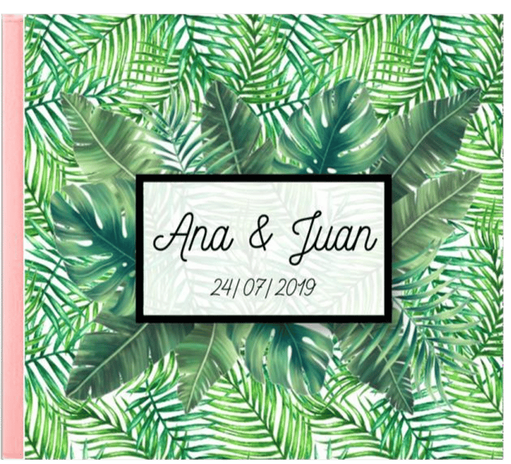 Alquiler Fotomatón para Bodas Album de Fotos Tropical Paradise Events