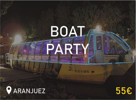 Pack Boat Party Aranjuez Madrid Despedida de Soltera y Soltero Paradise Events