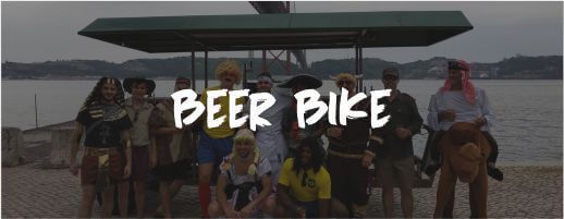 Beer bike Lisboa Despedida de Soltera y Soltero Paradise Events