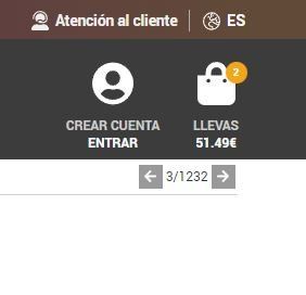 Instrucciones Carrito de compra Disfrazzes