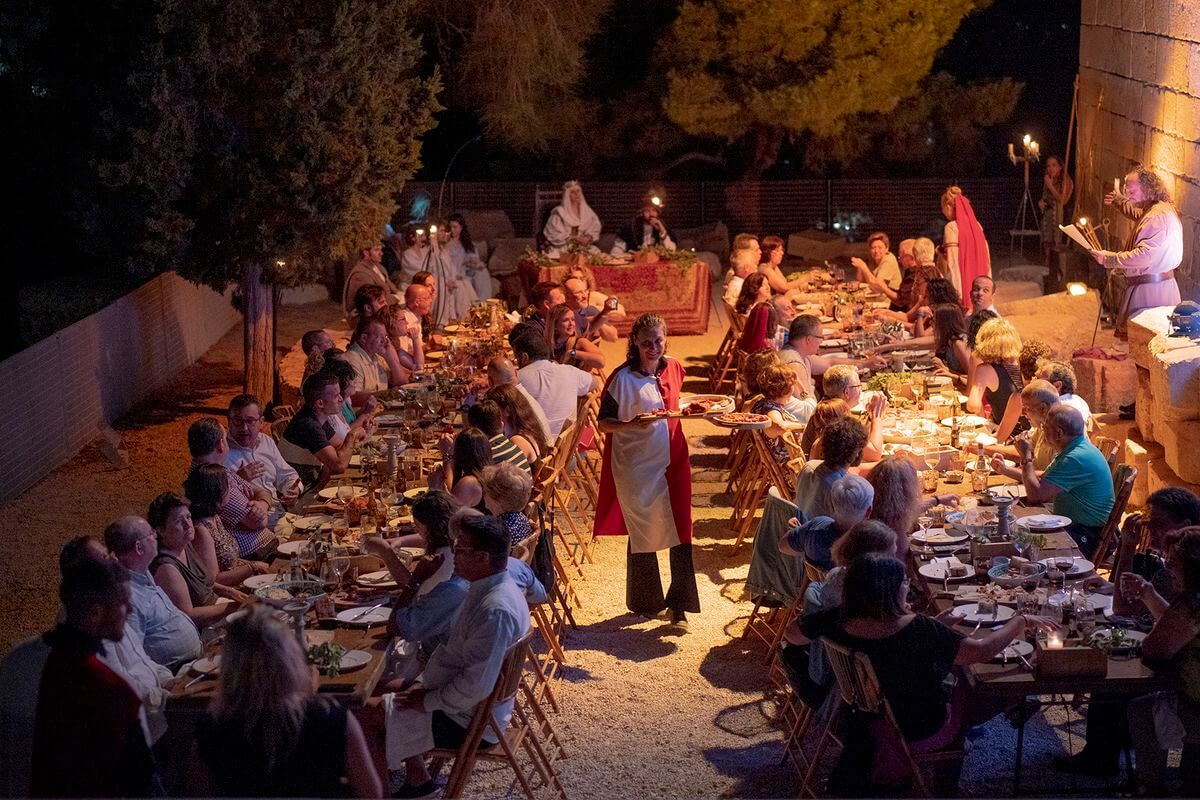 despedida de soltero cena medieval cartagena