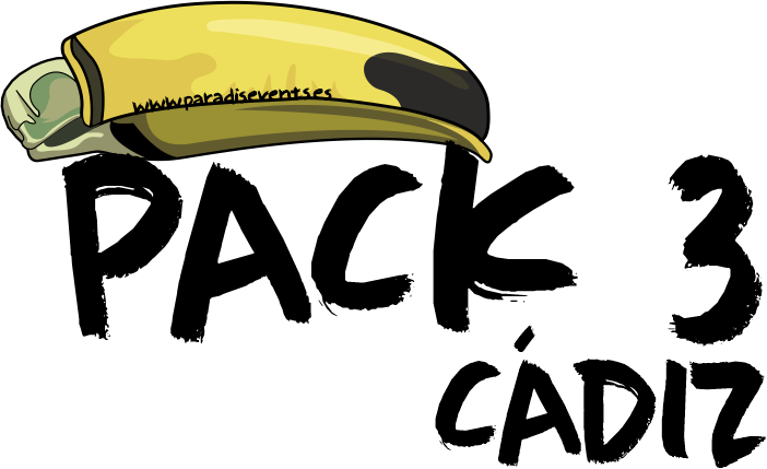 Sticker Pack 3 Cádiz Despedida de Soltera y Soltero Paradise Events