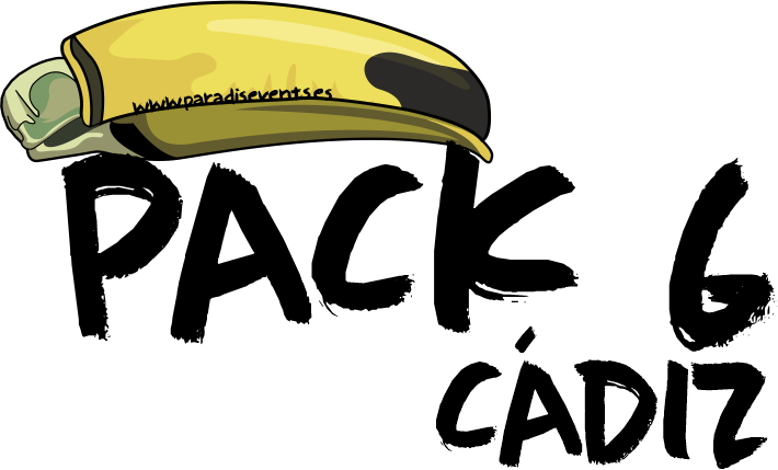 Sticker Pack 6 Cádiz Despedida de Soltera y Soltero Paradise Events
