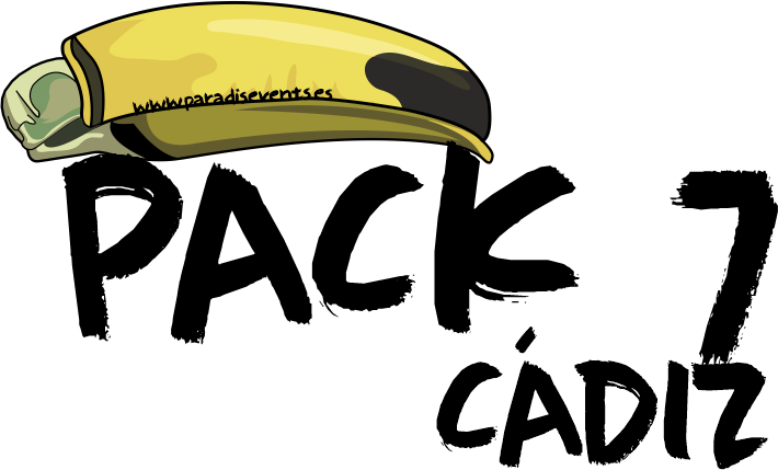 Sticker Pack 7 Cádiz Despedida de Soltera y Soltero Paradise Events