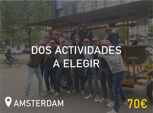 Pack 1 Amsterdam Despedida Soltero Soltera Paradise Despedidas